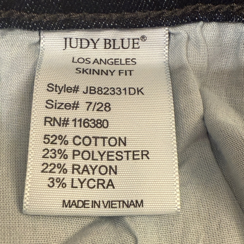 Judy Blue 7/28 "Skinny Fit" NEW W/O tags - Picture 7 of 7